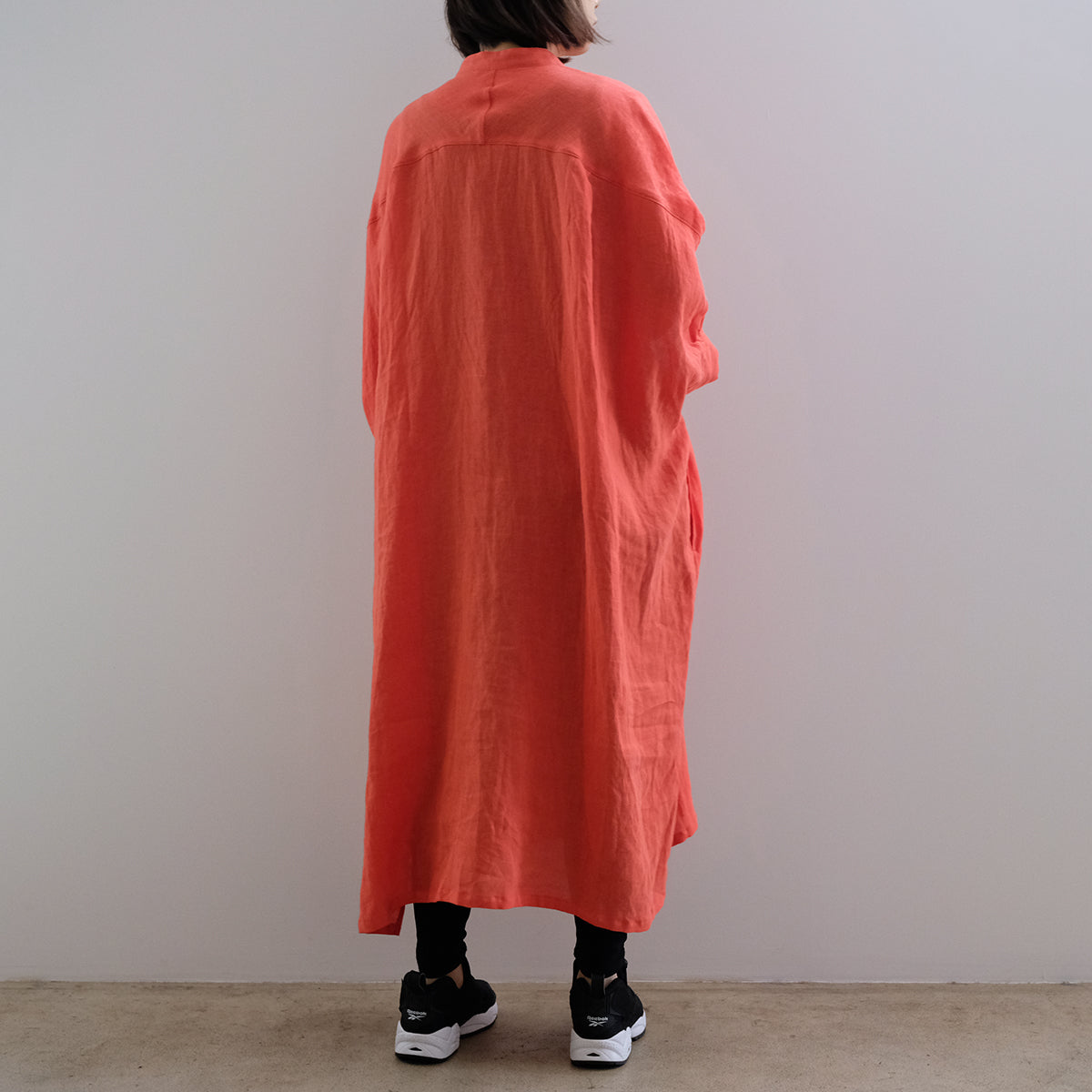 French Linen Dress - Tiger Lily
